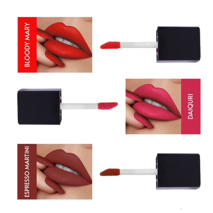 Liquid Lipstick Combo (Bold & Beautiful) - Set Of 3