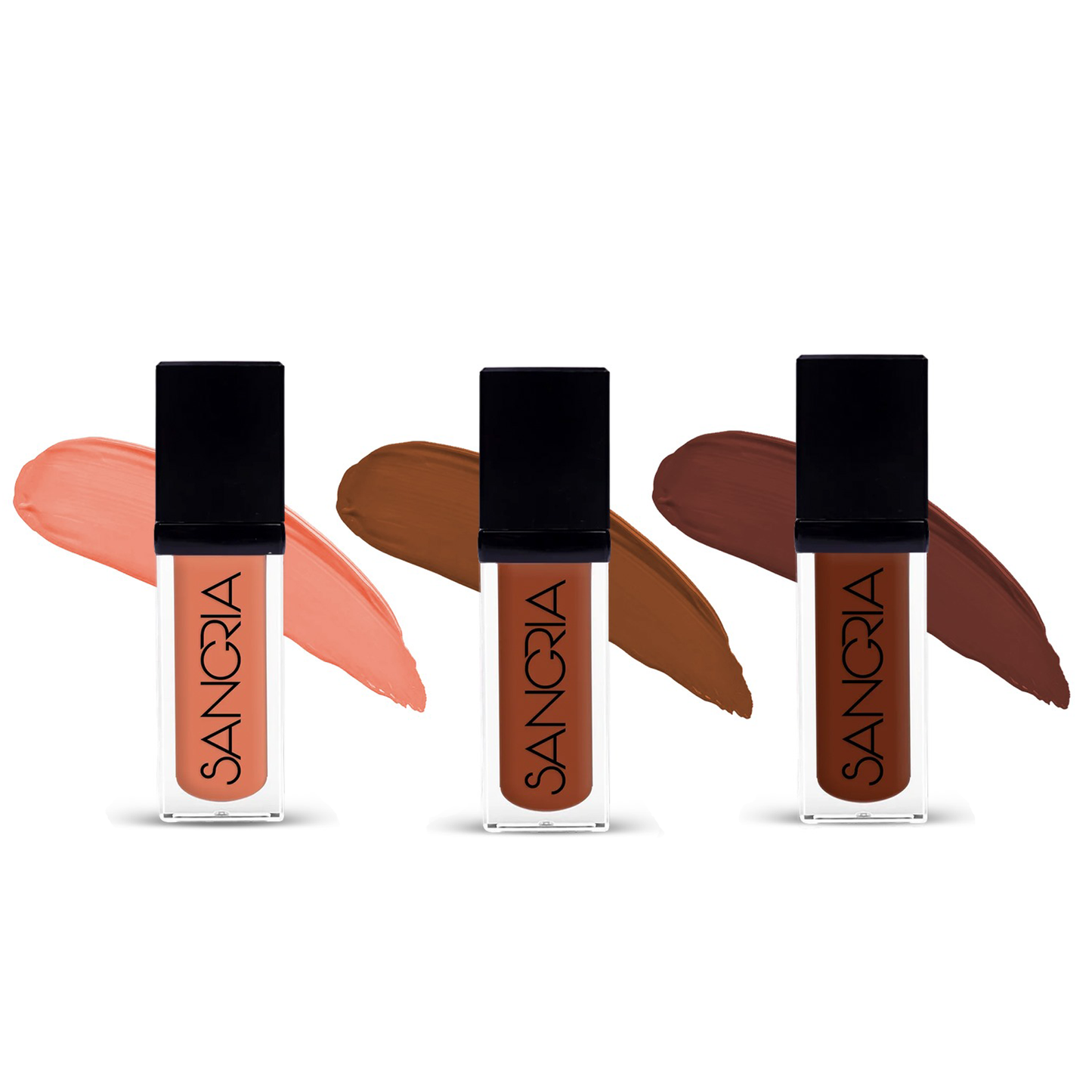 Liquid Lipstick Combo (Brown Symphony) - Set Of 3